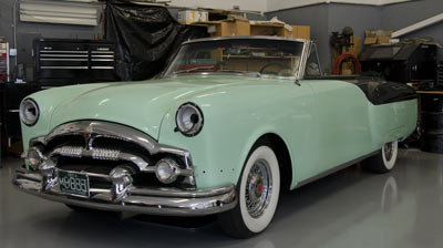 1954 Packard Convertible undergoing restoration